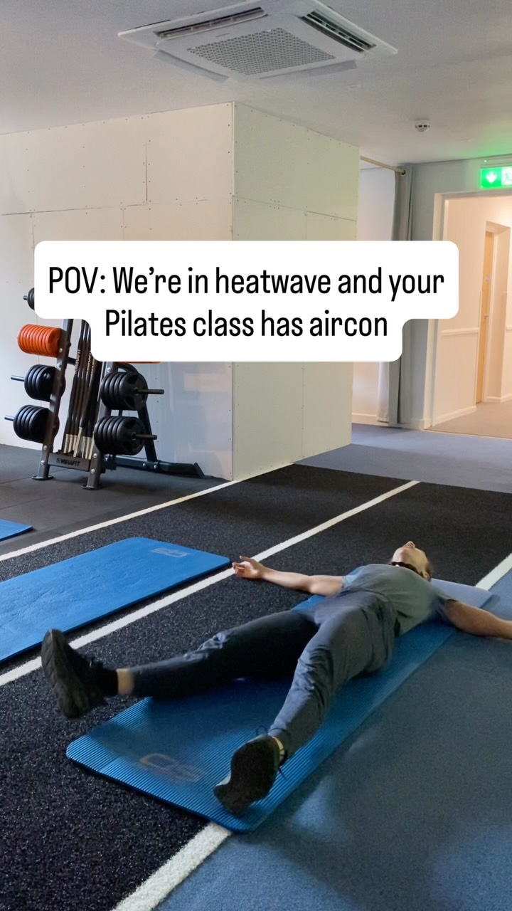 Half of me thinks this is the main reason my class-goers have been showing up lately 😆 but it IS pretty darn glorious to have air conditioning right now. 

#pilates #summer #womensfitness #toohot #fitness