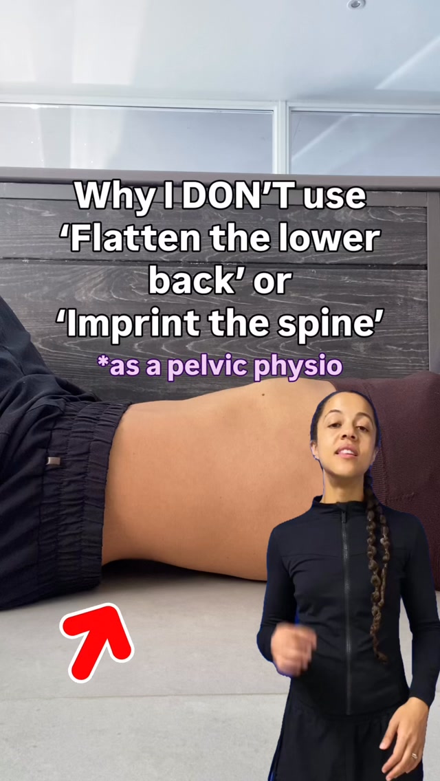 Imprint ≠ flat back. Technically it’s a veeeeerrrrry minimal posterior pelvic tilt. However, when someone hears ‘imprint the spine’, often the natural inclination is to really press the lower back into the mat. I think it takes other cues in combo and more explanation to do it right. I really loved the cue of ‘short in the front’ that @startpunkt_wechseljahre recently recommended on another post. 

What are your cues? I’ve heard some great new ones already and I’d love to hear more! 

P.S. If you’re using a rolled towel underneath the spine, make sure it’s not too big as this will push the spine into even more extension. But if it’s small enough for just a little contact, it’s amazing how suddenly someone can ‘feel’ their abs. 

If someone does NOT have a massive lumbar curve, then a gentle ‘imprint the spine’ along with cueing the ribs gently down/in plus flattening the lower belly, may result in a great abdominal brace. 

#pilates #coreworkout #abworkout #pelvicphysio #womensfitness