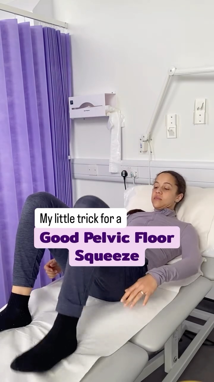 So recently I had someone come in with some prolapse issues. When we got around to looking at her pelvic floor contraction, what we discovered was, although she’d been diligently doing her Kegels, instead of creating a lift through the pelvic floor, she’d actually been bearing down. Something that is probably not the most helpful thing to do when we’re talking about prolapse. 

We had to spend a lot of time troubleshooting together and it took a few different tries and multiple cues in order for her to feel the difference between a pelvic floor lift, and bearing down. One is going to help create strength around the pelvic floor, and the other is just going to cause WAY too much pressure if done repetitively.

We ended up settling on this trick which I think worked really well. It’s also a great way to get some feedback if you’re not keen on having an internal assessment, or sticking a thumb into your own vagina.

One mantra I will always stick to is: it’s not about the exercise you’re doing it, it’s about HOW you’re doing it. And that’s why I often spend a lot of time really breaking movements down, because if you’re not doing something correctly, you may as well not do it at all. To a certain extent.

#pelvicphysio #pelvicfloor #pelvicpt #womensfitness #womenshealth